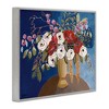 Stupell Industries White Poppies Floral Arrangement Abstract Flower Still Life Framed Giclee Art, Gray, 20" x 16" - 2 of 4