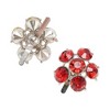 Unique Bargains Floral Pin Back Shoe Accessories 2 Pcs - 4 of 4
