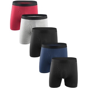 INSPIRE CHIC Men's Classic Stretch Underwear Boxer Briefs Multipacks - 1 of 4
