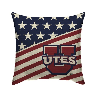 NCAA Utah Utes Americana Decorative Throw Pillow