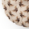 Iveta Abolina Terracotta Cranes Cream Round Floor Pillow - Deny Desings - 3 of 4