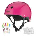 Wipeout Dry Erase Youth 5+ Helmet - Neon Pink