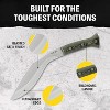 Condor Tool & Knife K-tact Kukri Knife - 1075 High Carbon Steel - Gardening Machete - 6mm Thick - 10in Blade - 32.4oz - 4 of 4