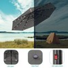 Sonkuki 10FT Outdoor 3-Tier Patio Market Umbrella w/Solar Lights and Aluminum Pole - 4 of 4