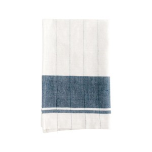 Slickblue Pinstripe Cotton Tea Towel, 16 x 25 Inch Handwoven Kitchen Cloth in 3 Color Options - 1 of 3