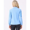 INSPIRE CHIC Women's Fringe Long Sleeve Button Down Disco Party Shirts - 4 of 4