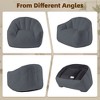 LIKEPAY Faux Rabbit Fur Single Bean Bag Sofa with Arms for Living Room, Bedroom, Gaming room - 4 of 4