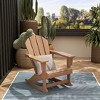 WestinTrends  Outdoor Patio Porch Rocking Adirondack Chair - 2 of 4