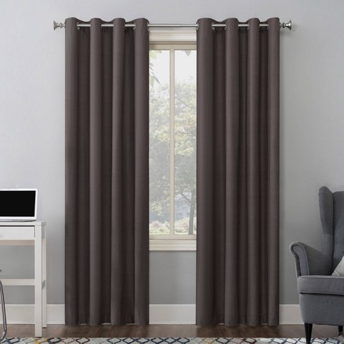 Purple Blackout Curtains Grommets 2 Panels for Bedroom-Window Curtain 96  Inches