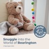 Bearington Archie The Tan Bear Plush Ultra-SoftTeddy Bear Stuffed Animal, 10.5 Inch - 2 of 4