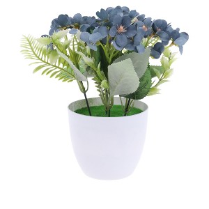 Unique Bargains Artificial Plants Oil Painting Style Lewisia Plastic 2.95"x2.95"x7.87" 1 Pc - 1 of 4