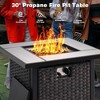 XIZZI 7 PCS Patio Furniture Sets with Outdoor Sofa Swivel Rocking Chairs and Fire Pit Table - 3 of 4