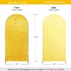 Bling Arch Backdrop Cover, Sequin Wedding Arch Stand Cover with Zipper, Round Top Fitted Backdrop Covers for Birthdays, Wedding and Party Decoration - 3 of 4