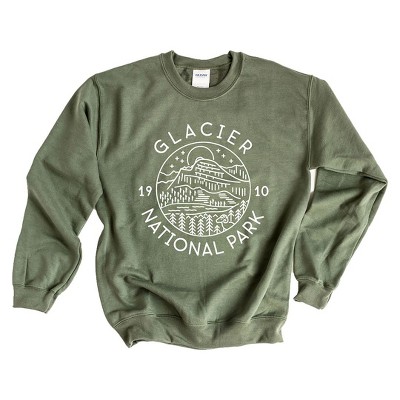 Simply Sage Market Women's Graphic Sweatshirt Glacier National Park