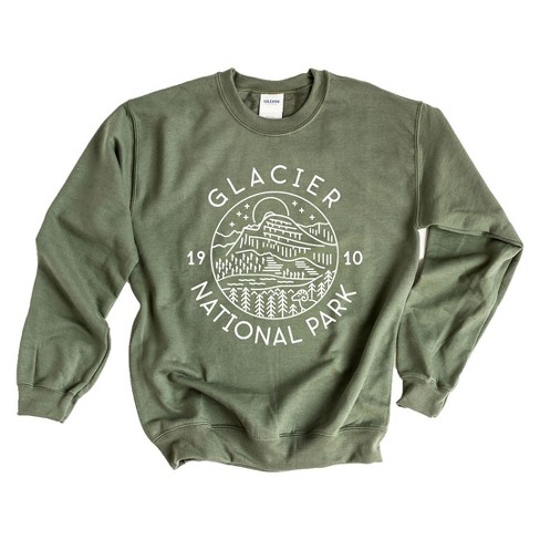 Simply Sage Market Women's Graphic Sweatshirt Glacier National Park - image 1 of 3