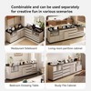 Luck Live 31.49 inch. Grooved transparent glass door, with 6 storage drawers - 4 of 4