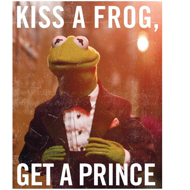 Muppets Kiss A Frog Get A Prince 24 Ounce BPA-Free UV Plastic Water Bottle, 2 of 3
