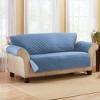 Collections Etc Reversible Quilted Furniture Protector Cover - 2 of 4