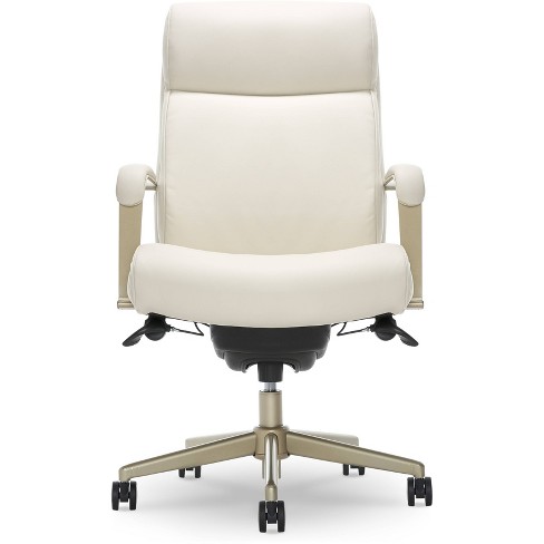 LZB Modern Melrose Executive Office Chair White La Z Boy