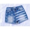 Women's USA Flag Denim Short - RUBIES + HONEY - image 4 of 4