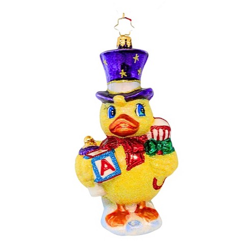 Christopher Radko Company 5.75 In Dapper Duck Ornament Birth Baptism ...