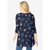 Woman Within V-Neck Pintucked Tunic - 3 of 4