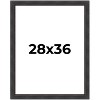 PosterPalooza | Traditional Black Picture Frame - UV Acrylic, Foam Board Backing, Hanging Hardware - 2 of 4