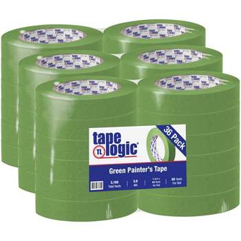 Tape Logic 3200 Painter's Tape 5.0 Mil 1" x 60 yds. Green 36/Case T9353200