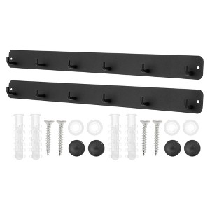 Unique Bargains Coat Hooks Wall Mount with Coat Hooks for Entryway Bathrooms - 1 of 4