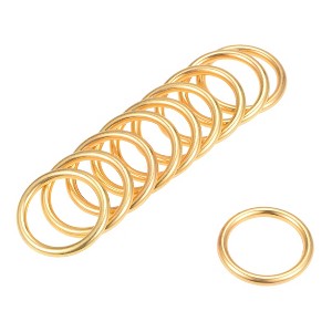 Unique Bargains Zinc Alloy Craft DIY Hardware Bag Accessories O-Ring Buckles 25 Pcs - 1 of 3