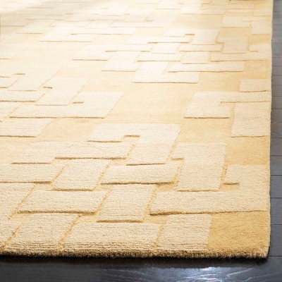 Rattan Geometric Hand-Tufted Wool Area Rug, 3' x 5'