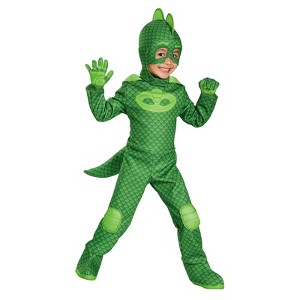 Halloween PJ Masks Gekko Deluxe Toddler Costume 3T-4T, Men