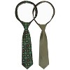 Gioberti Boy's Long Sleeve Dress Shirt with Design Tie Set - 2 of 4