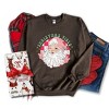 Simply Sage Market Women's Graphic Sweatshirt  Christmas Vibes Santa - 3 of 4