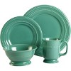 Gibson Elite Barberware 16 Piece Fine Ceramic Dinnerware Set - 2 of 4