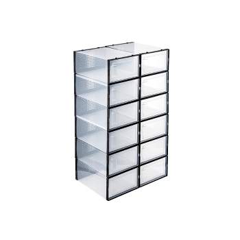 The Container Store Clearline Small Shoe Drawer Clear, 7 x 13 x 4 H