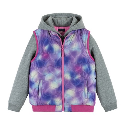 Pink best sale hooded vest