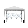 Patti 10x10ft Patio Pop Up Gazebo Canopy with 4pcs Weight Sand Bag and Carry Bag, Outdoor Furniture - Maison Boucle - 2 of 4