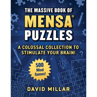 Massive Book of Mensa(r) Puzzles - by  David Millar & Fred Coughlin & American Mensa (Paperback)