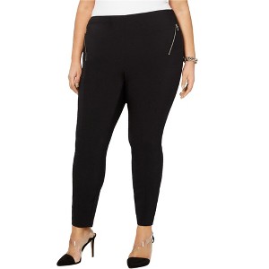 I.N.C International Concepts Womens Ponte-Knit Casual Leggings, Black, 26W - 1 of 1