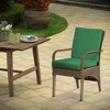 ARDEN Basics Outdoor Midback Dining Chair Cushion, 19.5 x 17, Water Repellent and Fade Resistant - 2 of 4