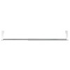 vidaXL Curtain Rails 2 Pcs White and Silver 15.7"-23.6" Aluminum - 4 of 4