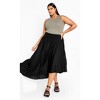 Women's Plus Size Eva Skirt - black | CITY CHIC - image 2 of 4