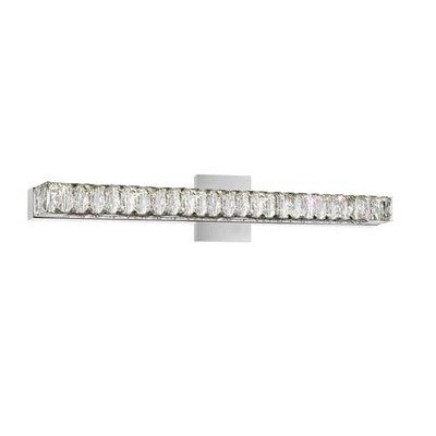 CWI Lighting Milan LED Vanity Light With Chrome Finish