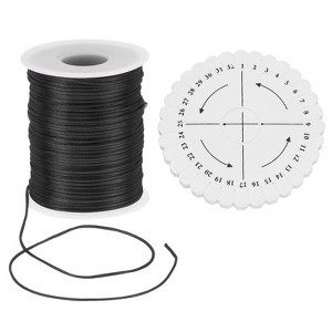 Unique Bargains Polyester Satin String Cord with Disc Organizer for DIY Bracelet - 1 of 4