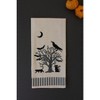 Kalalou Black Halloween Tea Towels Set of 4 – Ghost, Skeleton & Halloween Scene Designs - 2 of 4
