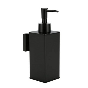 LunaLulinlk Refillable Wall Mounted, Metal Rustproof Black Hand Soap Dispenser for Bathroom Kitchen Home Hotel Bath 240 ML - 1 of 4