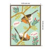Kate & Laurel All Things Decor Sylvie Framed Canvas Winter Robins by Tania Garcia - 2 of 4