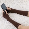 Allegra K Classic Fashion Stretch Fingerless Arm Warmmer Oversleeve - 4 of 4