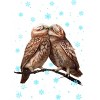 Women's Design By Humans Christmas owl By kodamorkovkart Racerback Tank Top - 2 of 3
